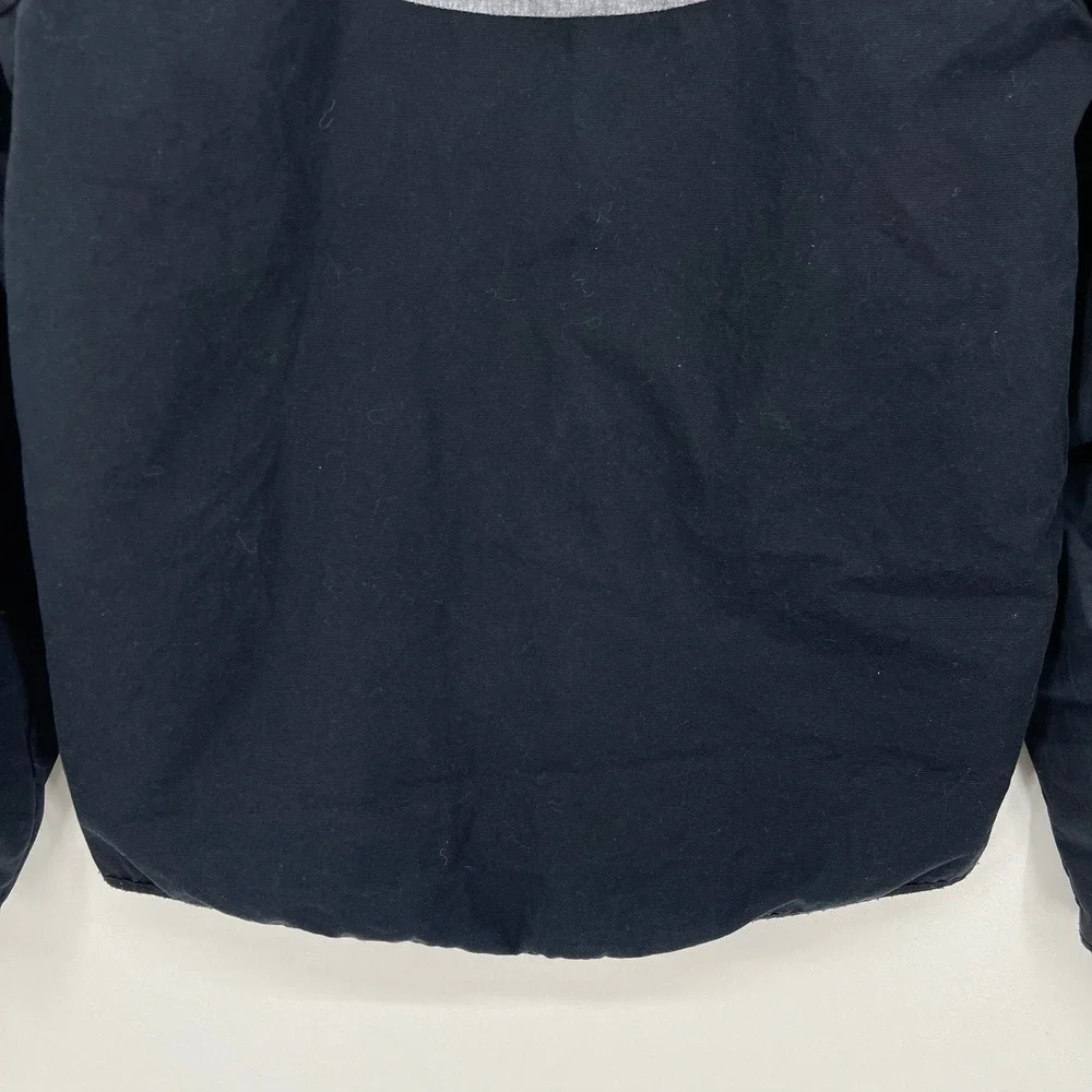 Nike International Mens Colorblock Full Zip Hooded Utility Jacket Grey Black S